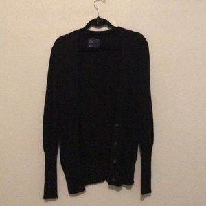 Black cardigan